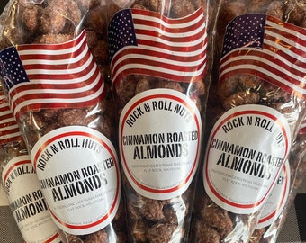 Cinnamon Roasted Almonds - Large Size | Mother's Day | Roasted Nuts | Candied Nuts | Snacks