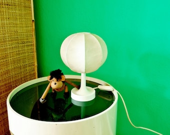Original Cocoon 60s table lamp gold edge