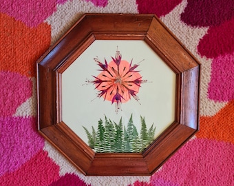 Vintage popkonst Herbarium Vintanatura neon