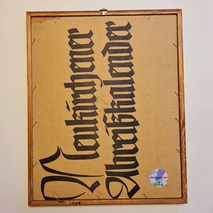 Fjärilsherbarium Vintagebild Handgjord bild 8
