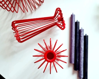 Vintage IKEA Trådig Fruit Basket 90s - Red - Design by Ehlén