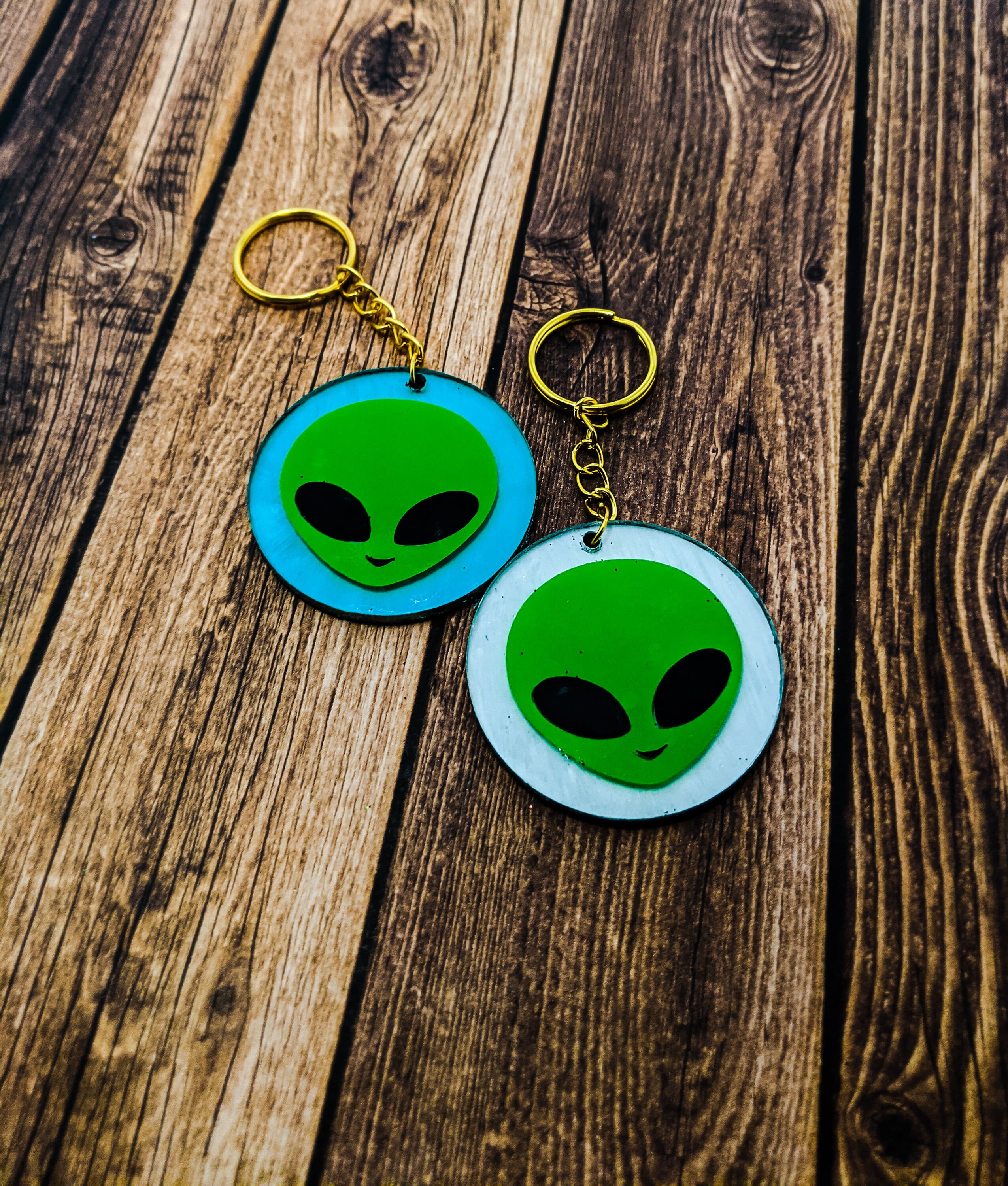 7 Different Keychains s Animal Keychains Alien Keychains Etsy