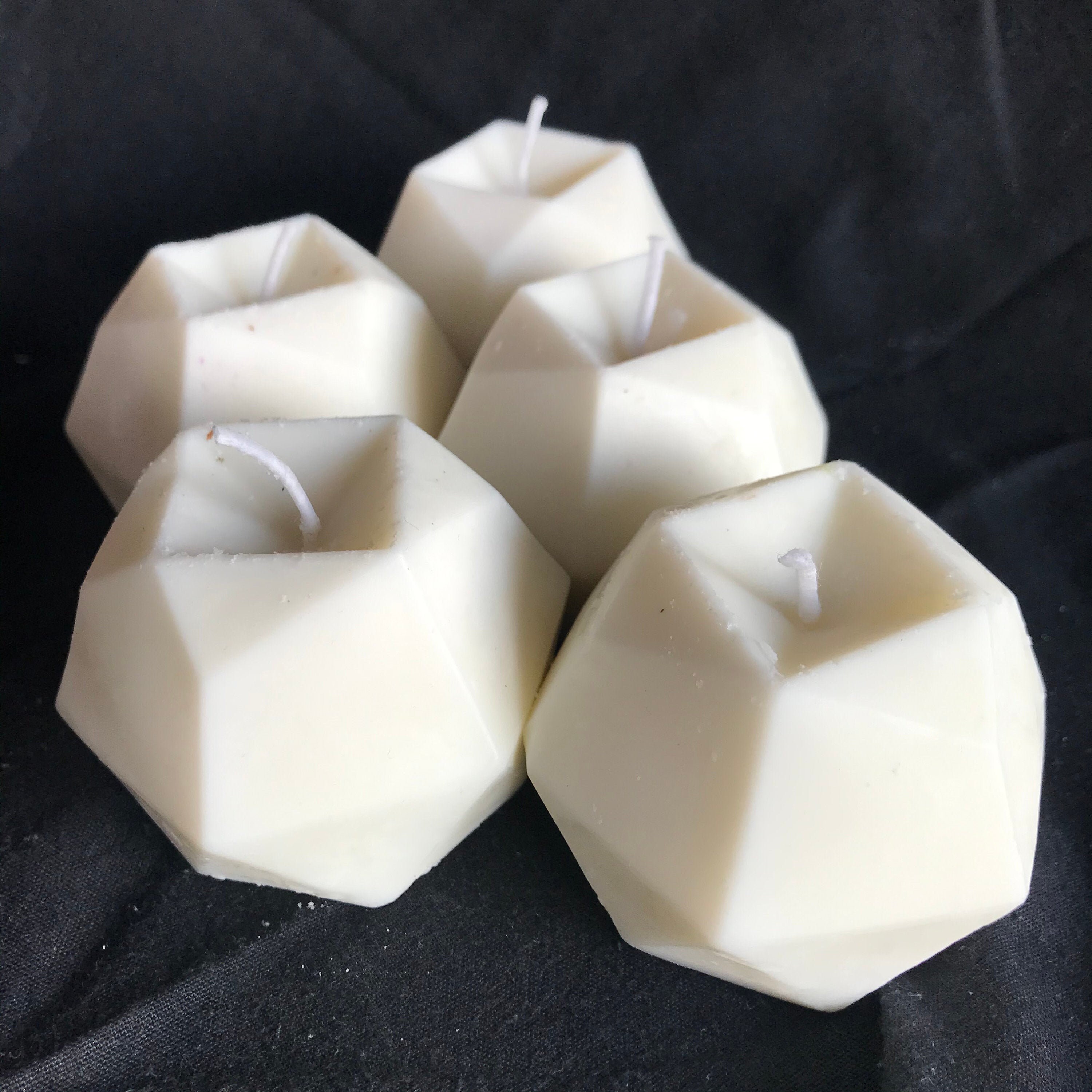 100 Pure Natural Soy Wax Candles5 Pcs/Set Diamond Shape UK Etsy