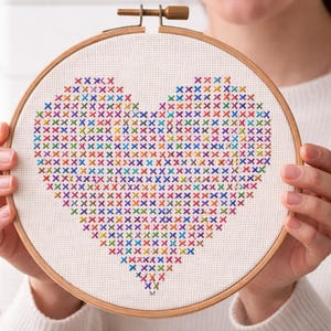 6 Floral Handprint Embroidery Patterns Keepsake DIY Stick and Stitch PDF Pattern Baby Child Memory Art Gift Botanical Heart Star Cloud Music