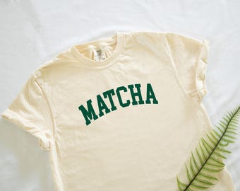 Matcha Trendy Comfort Colors Unisex Short Sleeve T-shirt