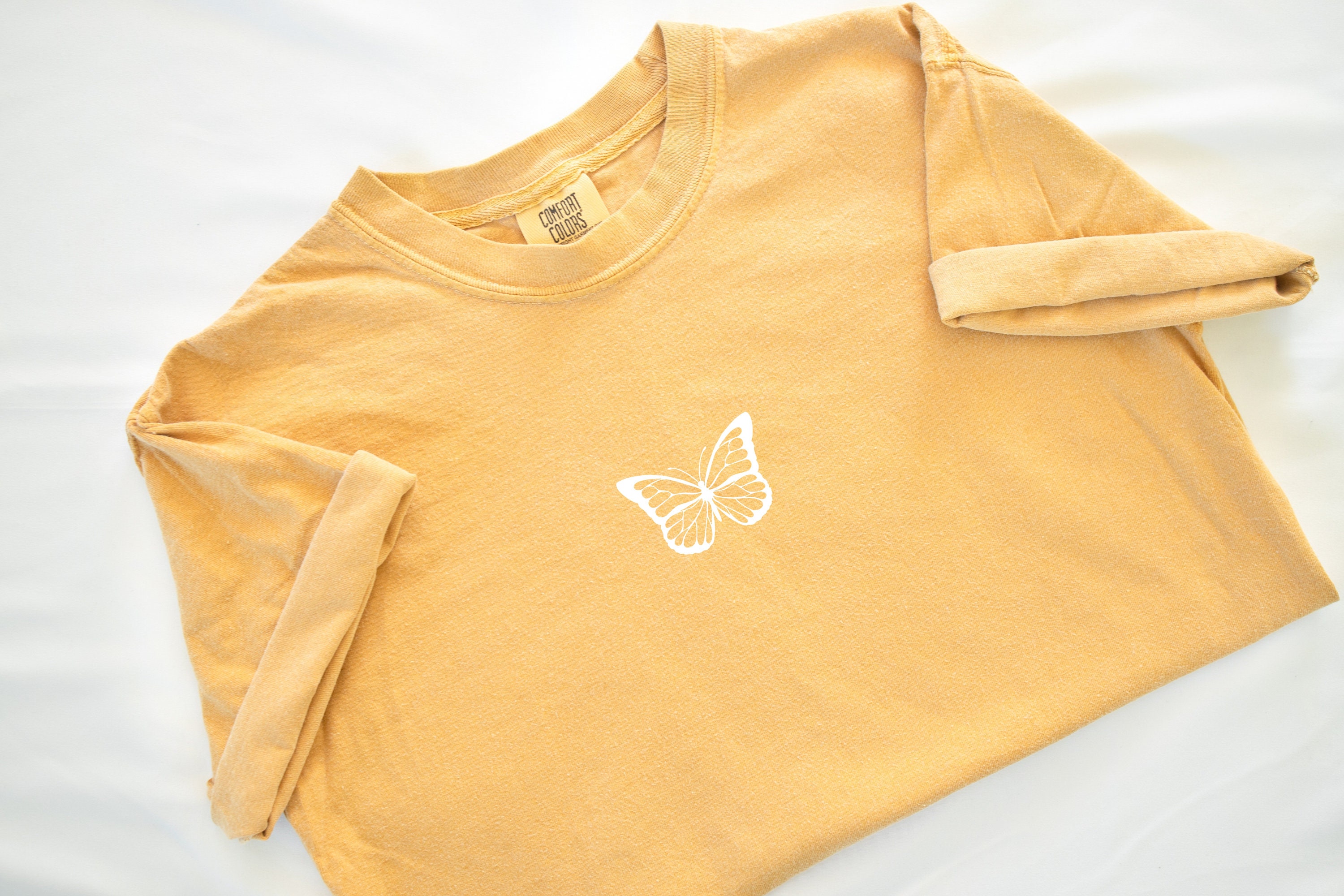 Butterfly Minimalist Comfort Colors Unisex Short Sleeve - Etsy