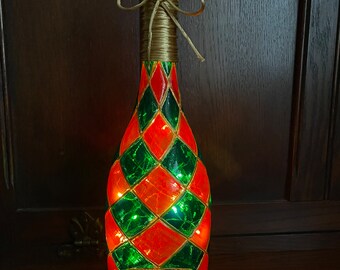 Lot De 6 Décorations De Noël Lumineuses Peintes à La Main – WMG Rare 2006 – Guirlande Lumineuse Vintage
