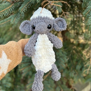 Ciro the Lamb Snuggler | Perfect for Baby Shower | Gift for Baby | Soft Plushie Amigurumi | Stuffed Animal | Sheep Lovey
