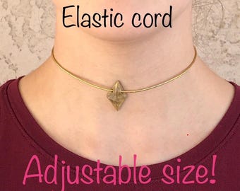 Limited Run: *Adjustable Size* Ahsoka-inspired Necklace—Elastic — Cosplay, Disneybound, Everyday Geek Accessory