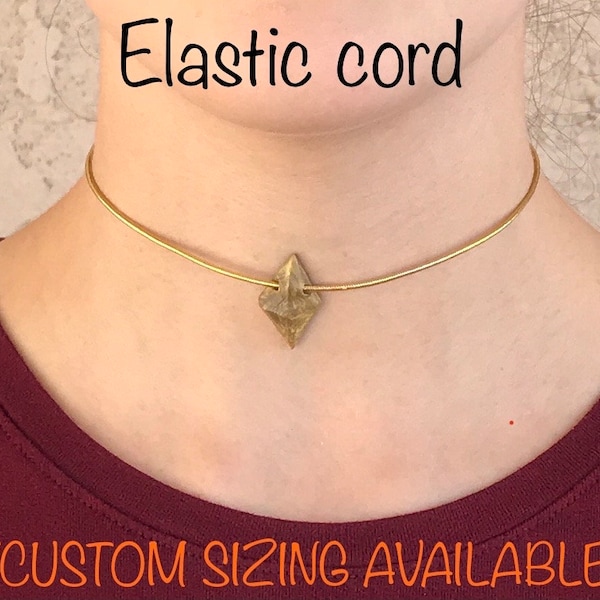 Ahsoka-inspired Choker Necklace—Elastic — Cosplay, Disneybound, Everyday Geek Accessory