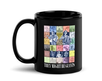 TMBG Eras Tour Parodie Glossy Tasse (schwarz)