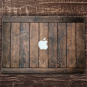 Hout stijl textuur print Macbook case voor nieuwe Pro Mac Laptop 13 2019 en MacBook Air 13