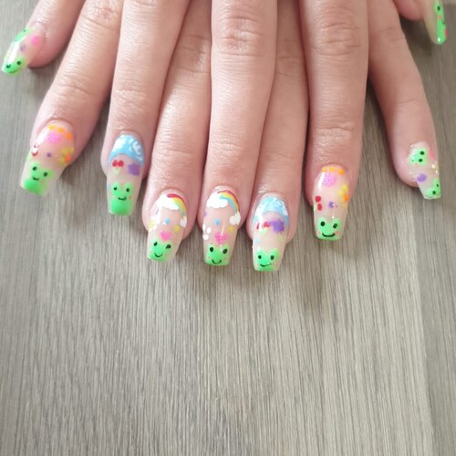 Kids Press on Nails - Etsy UK