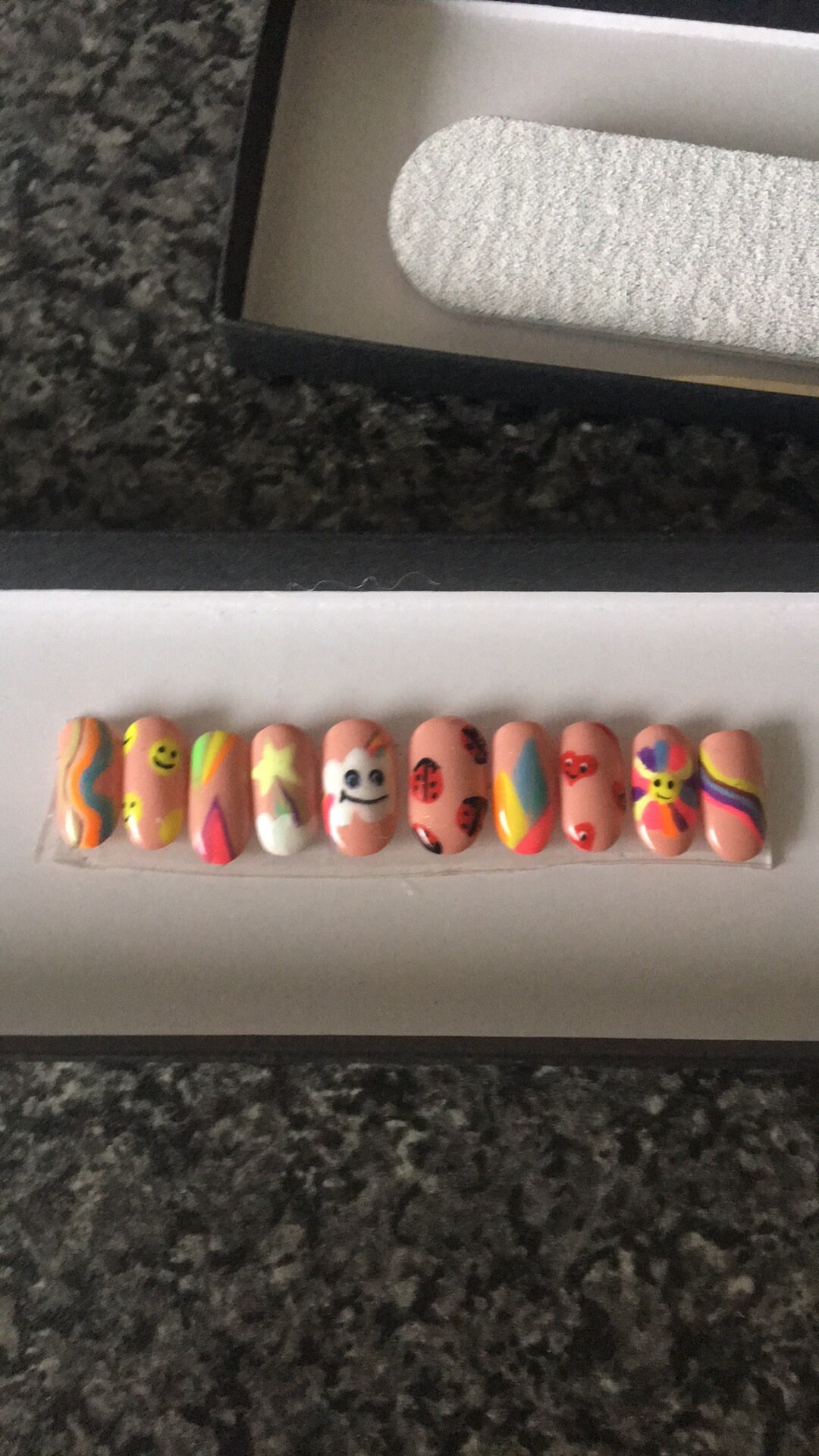 Custom Press on Nails Kids - Etsy