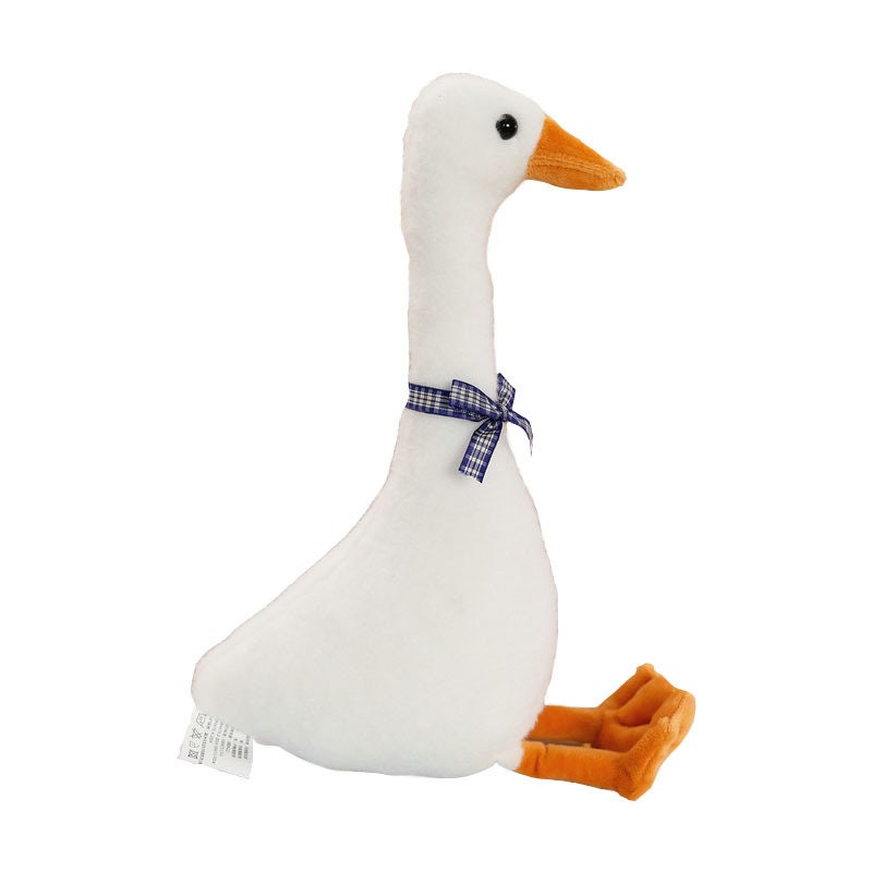 Stuffed Animal White Goose Plush Toy Plush Toy For Kid Goose Etsy