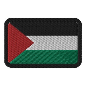Palestine Flag Patch, Iron On Patch, Sew On Patch, Palestine Embroidered Patches, Palestinian Flag, Support Palestine Patch, Free Palestine