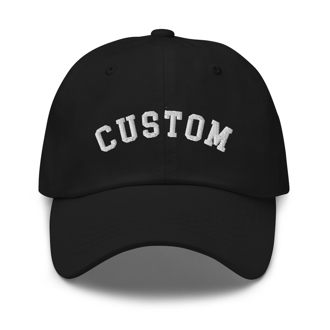 Custom Baseball Cap, Custom Embroidered Hat, Custom College Cap ...