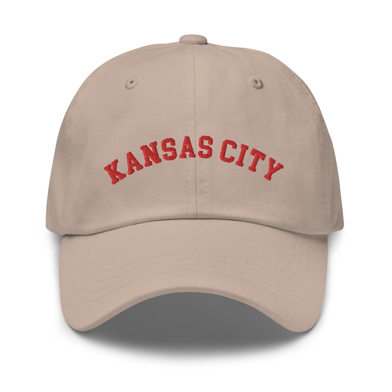 Kansas City Baseball Cap, Embroidered City Dad Hat, Embroidery, Kansas City Football Team Fan, Game Day Cap, Kansas Family Trip, Kansas Gift