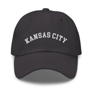 Kansas City Baseball Cap, Embroidered City Dad Hat, Embroidery, Kansas City Football Team Fan, Game Day Cap, Kansas Family Trip, Kansas Gift image 8