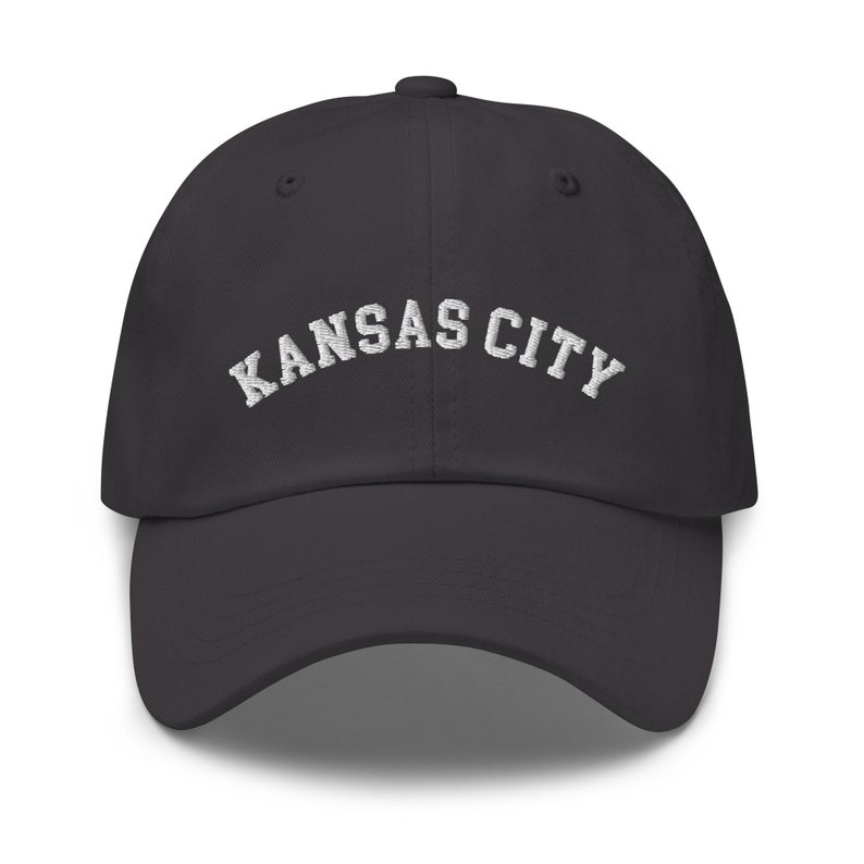 Kansas City Baseball Cap, Embroidered City Dad Hat, Embroidery, Kansas City Football Team Fan, Game Day Cap, Kansas Family Trip, Kansas Gift image 8