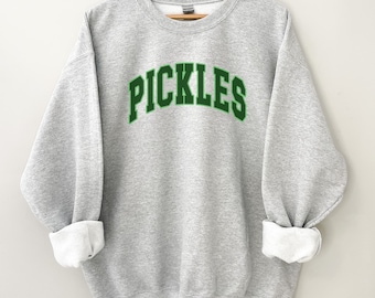 Pickles Sweatshirt, Pickle Lover Crewneck, Foodie Gift, Love to Pickle, Pickle Hobbyist Shirt, Pickler Gifts, Pickle Sweater, College Style