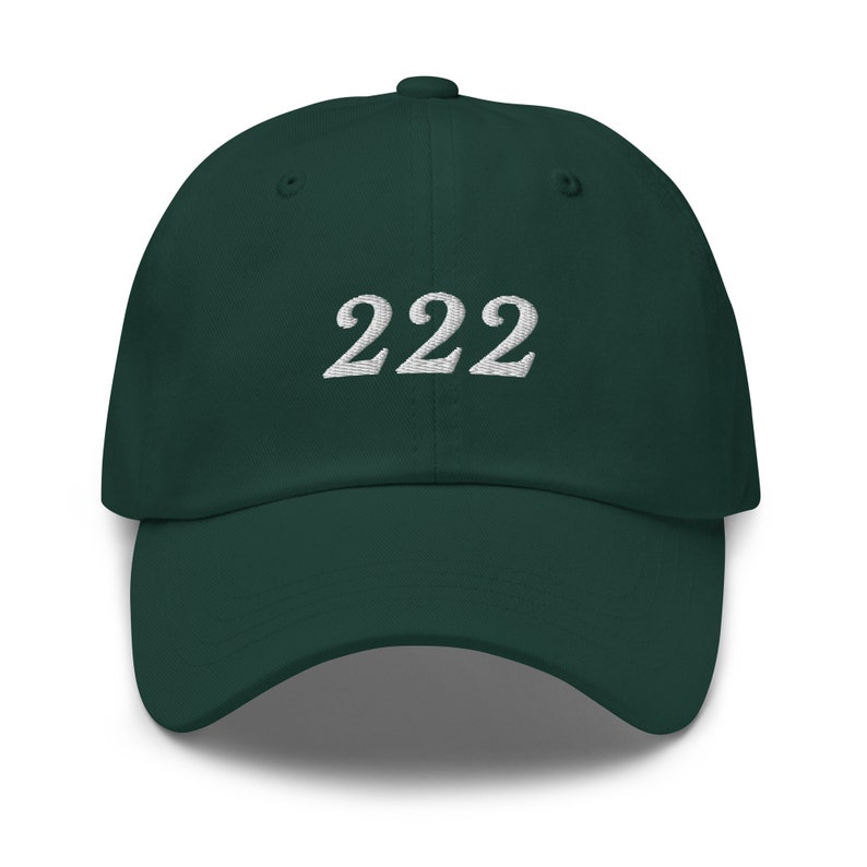 Angel Numbers Cap, 222 Angel Number Embroidered Baseball Cap, Spiritual ...