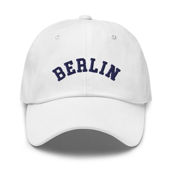 Trendy Berlin Cap, Cute Berlin Embroidered Baseball Cap, Berlin Germany Dad Hat, Berlin German City Cap, Berlin Lover Gift, Berlin Gifts