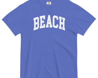 Beach Comfort Colors Shirt, Summer Vacation Varsity T-Shirt