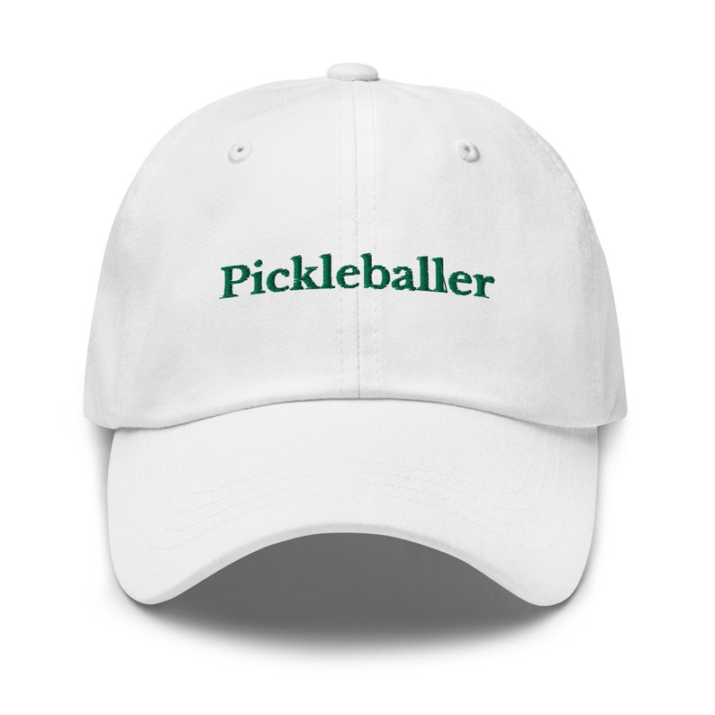 Pickleballer Baseball Cap, Pickleball 6 Panel Dad Hat, Embroidered Pickle Ball Hat, Pickleball Lover Gift, Pickleball Player