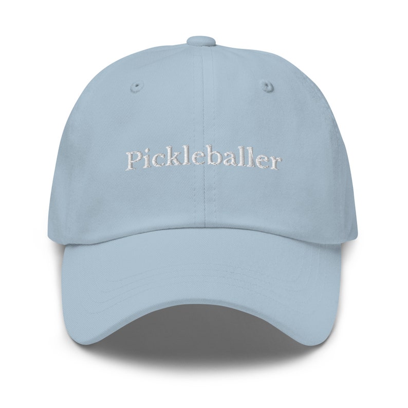 Pickleballer Baseball Cap, Pickleball 6 Panel Dad Hat, Embroidered Pickle Ball Hat, Pickleball Lover Gift, Pickleball Player