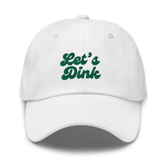 dink This Pickle Embroidered Logo Strapback Cap Hat Pickleball Dink Embroidered Hat, Multiple Colors - Etsy main image 4