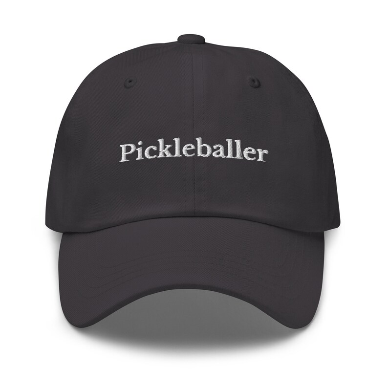 Pickleballer Baseball Cap, Pickleball 6 Panel Dad Hat, Embroidered Pickle Ball Hat, Pickleball Lover Gift, Pickleball Player
