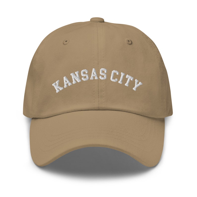 Kansas City Baseball Cap, Embroidered City Dad Hat, Embroidery, Kansas City Football Team Fan, Game Day Cap, Kansas Family Trip, Kansas Gift image 9