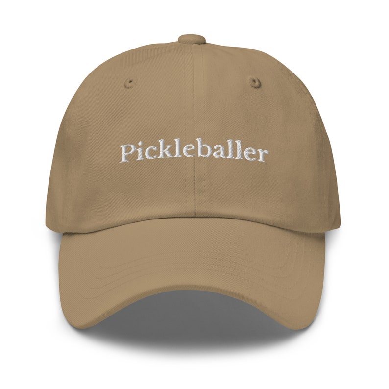 Pickleballer Baseball Cap, Pickleball 6 Panel Dad Hat, Embroidered Pickle Ball Hat, Pickleball Lover Gift, Pickleball Player