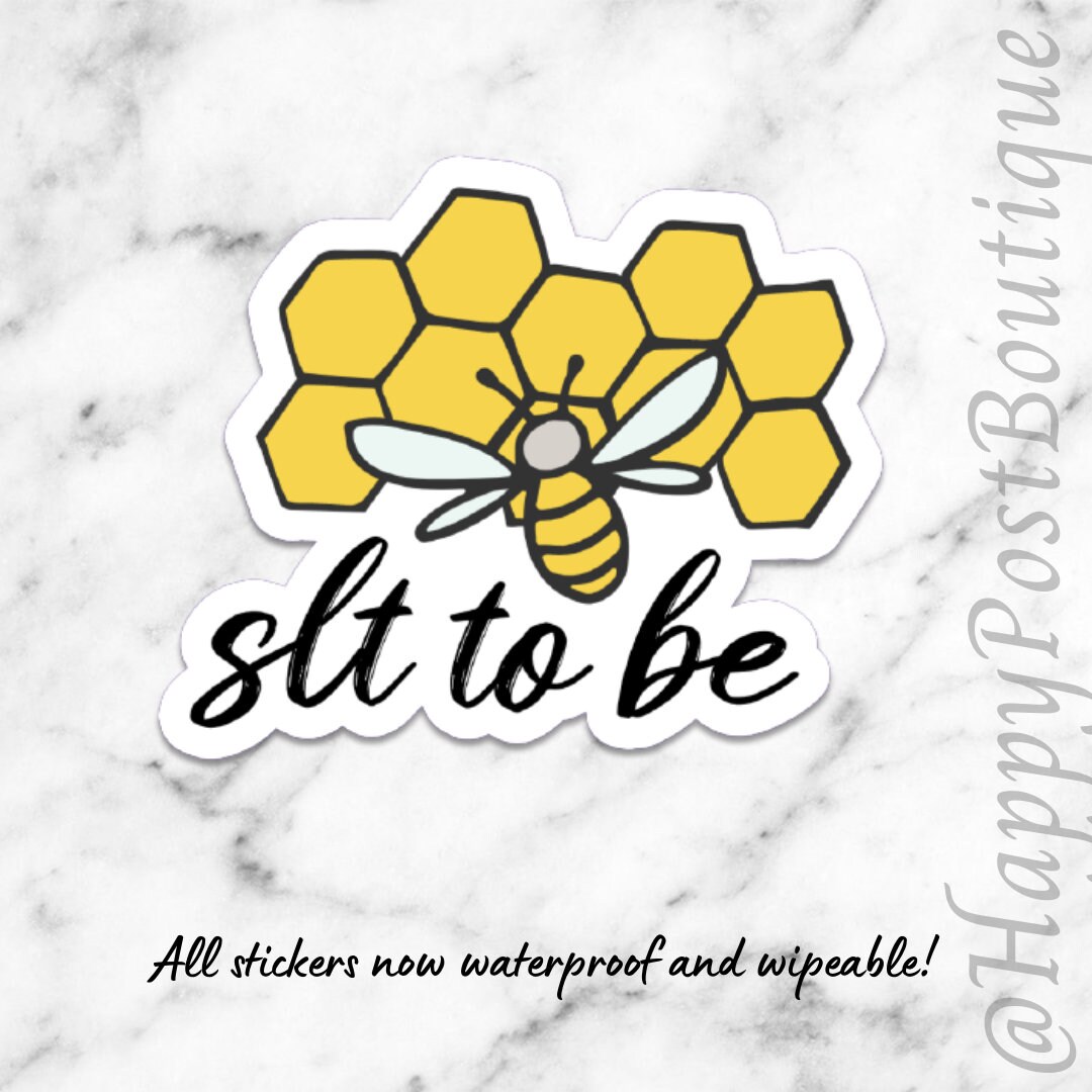 Slt Sticker SLT To Be Sticker Studenten Logopäde Sprech und Sprachtherapie Sticker ...