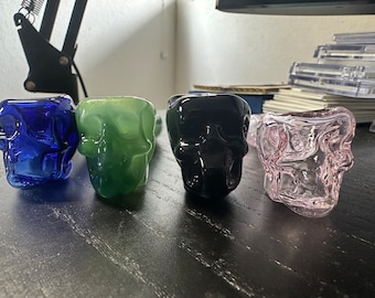 Skull Glass Hand Pipe Skull Pipe