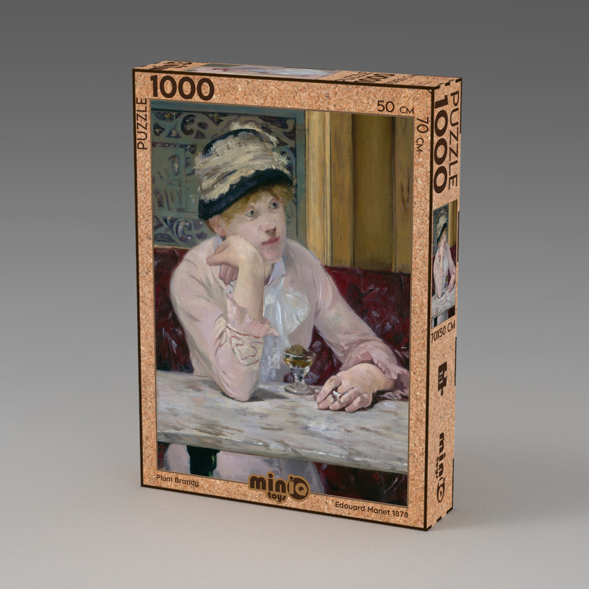 Puzzle in legno, 100 dipinti famosi, Edouard Manet Brandy di prugne,  500-1000-2000 pezzi, regalo per lui / lei -  Italia
