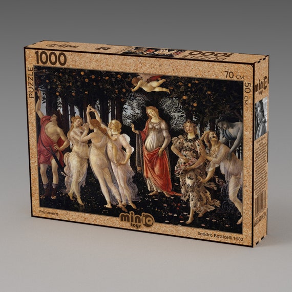 Puzzle in legno, 100 dipinti famosi , Sandro Botticelli Primavera