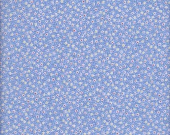 Vintage Miniature Blue Floral