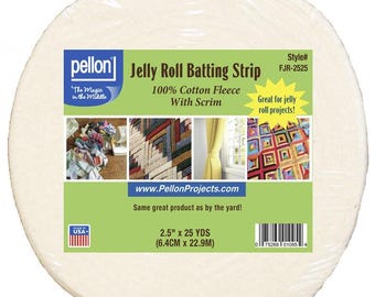Strip Roll Batting strip roll Pellon Jelly Roll Batting Strip 2.5 in wide strip roll batting