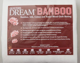 Bamboo Quilt Batting Quilter's Dream Bamboo Batting Bamboo Quilt Batting