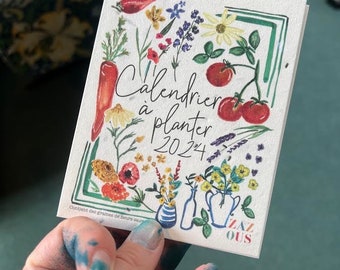 Plantable calendar