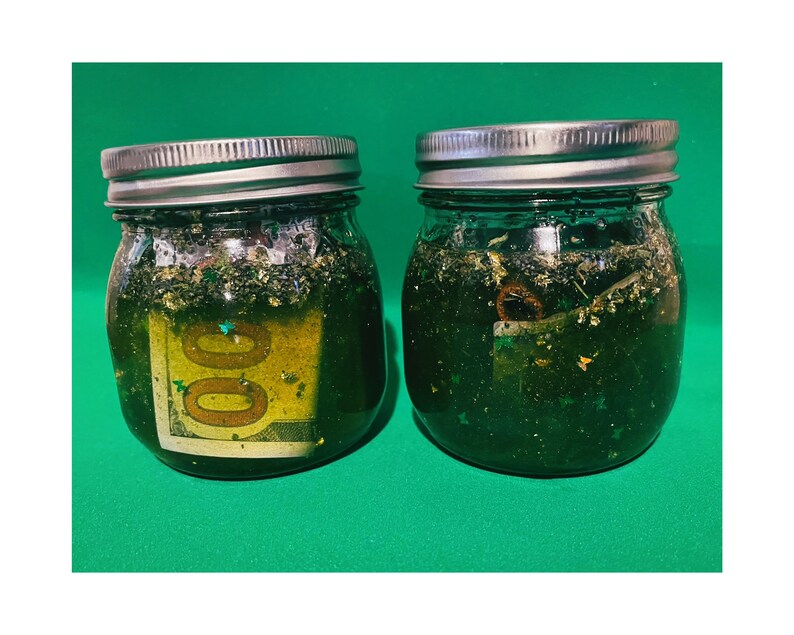 Money Jar Spell Honey Jar Kit Money Spell Kit Money Candle Etsy Ireland