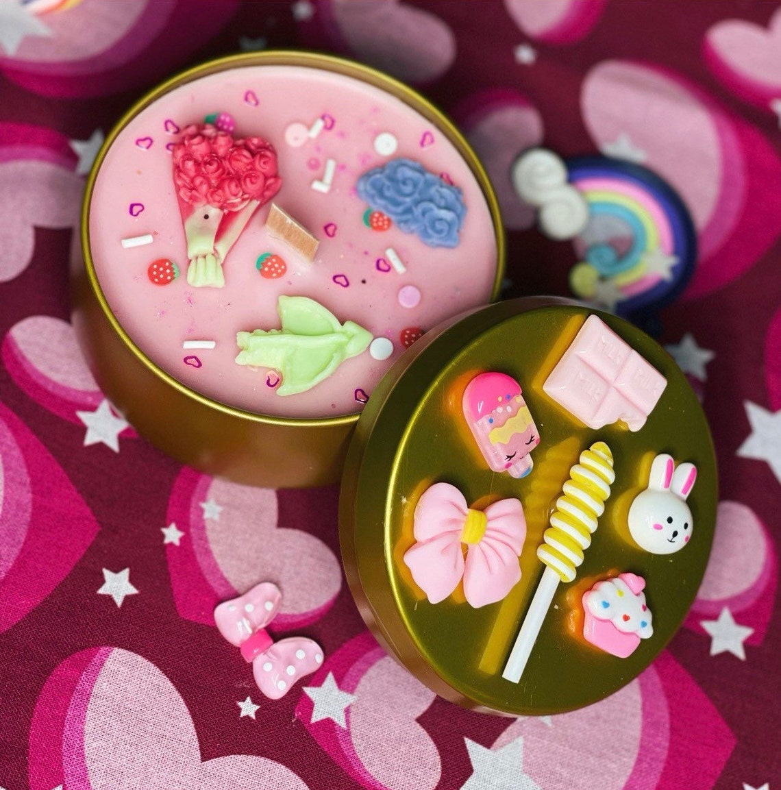 Candle Gift Set Valentines Gift Set Valentines Day Gifts Etsy