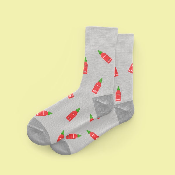 Sriracha crew socks