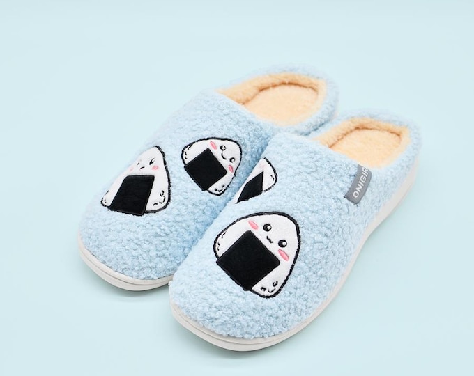 Fluffy Onigiri Slippers