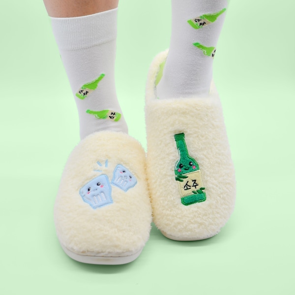 Fluffy Soju Slippers