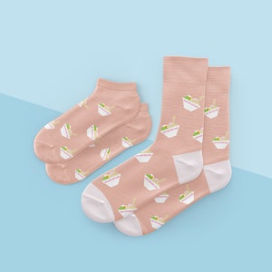Matching couples Ramen socks