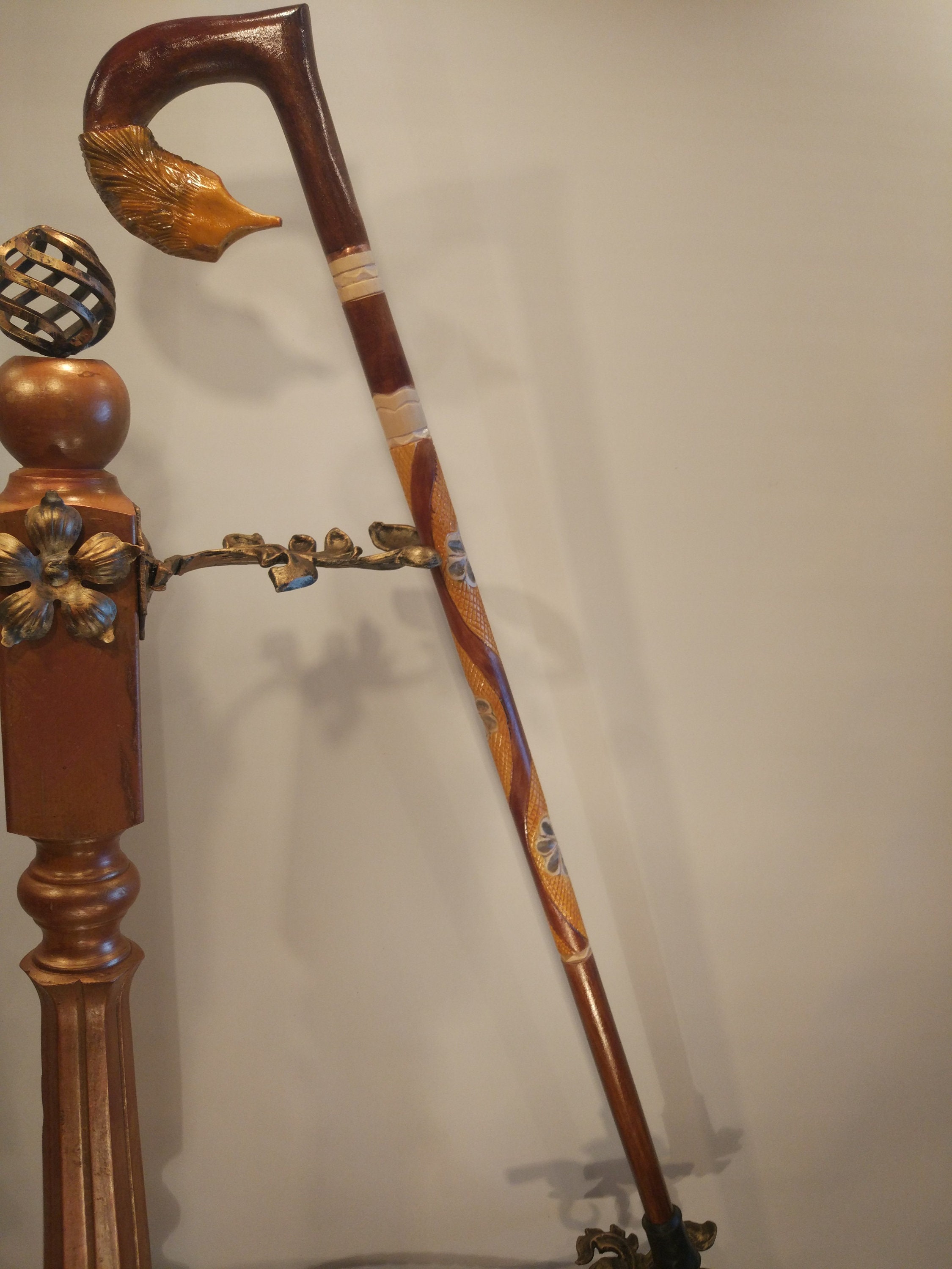 Pretty walking canes for women Wooden walking sticks for Etsy