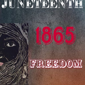 Juneteenth 1865 Freedom Poster by Rozenia Cunningham